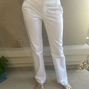 White chino pants. Size 2. Daisy Fuentes